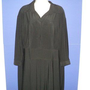 Tiana B. Dress Plus 3X Black Below Knees